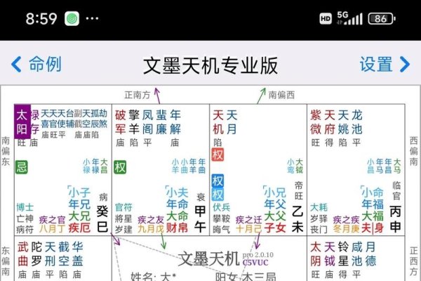 紫薇算命与八字分析-方知甜