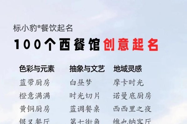 探寻西餐厅名字的独特魅力，寻味舌尖的东方智慧-方知甜