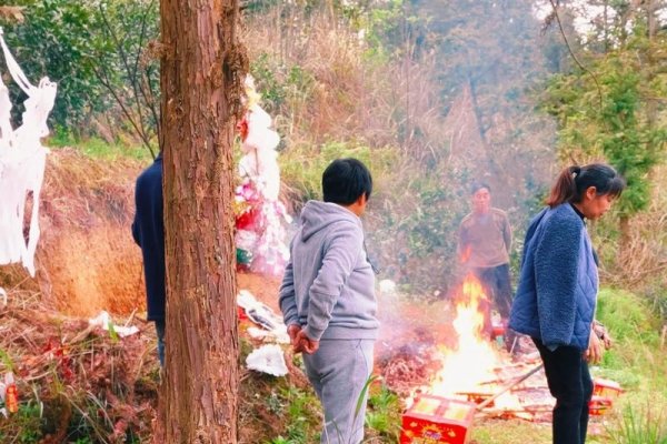 2024年清明节，15点02分，祭祖扫墓时。-方知甜