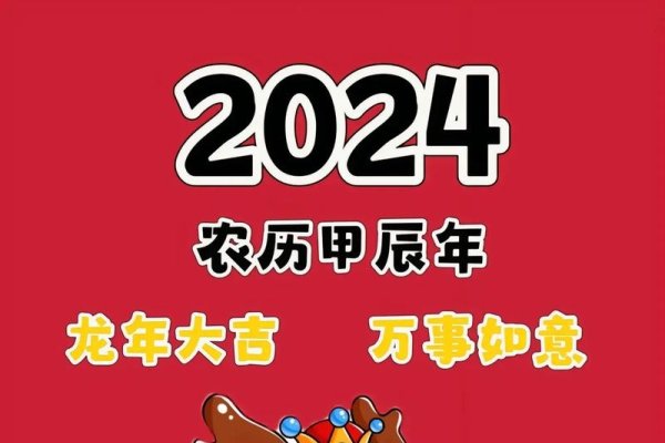 2024年农历为甲辰龙年，象征希望与挑战。-方知甜