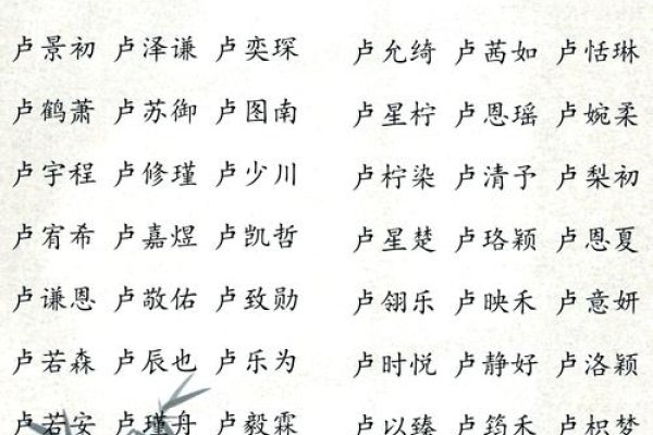 卢姓宝宝起名精选，智慧、阳光与成长并重-方知甜