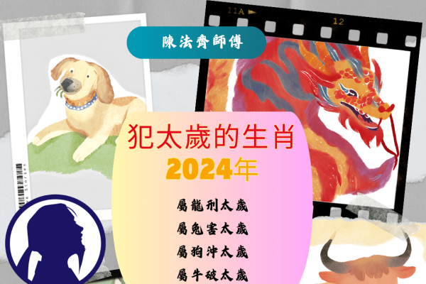 2024年太岁犯龙、狗等生肖,需防运势低迷-方知甜