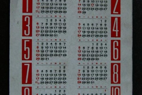 1988年的日历,回忆与变迁的印记-方知甜