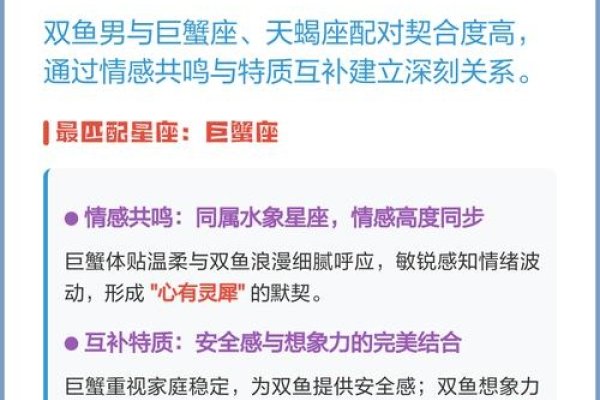 巨蟹男与双鱼、天蝎座，星座配对中的默契之选-方知甜