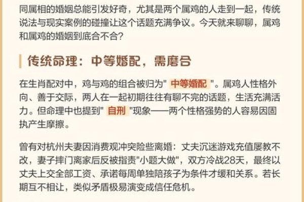 属鸡男最佳婚配，婚姻里的奇妙与温暖-方知甜