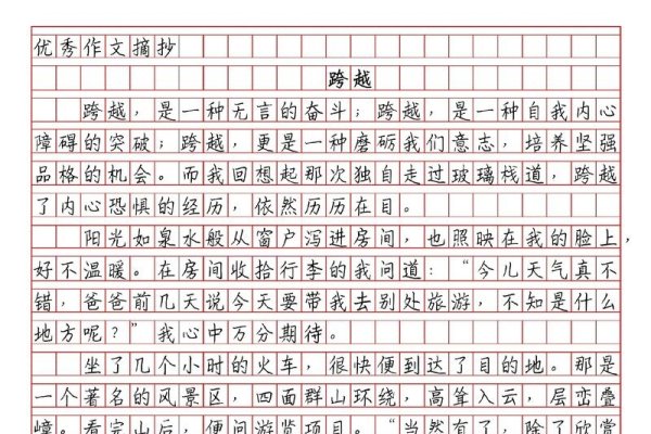 跨越，从个人成长到社会进步的桥梁——新高考II卷作文启示录-方知甜