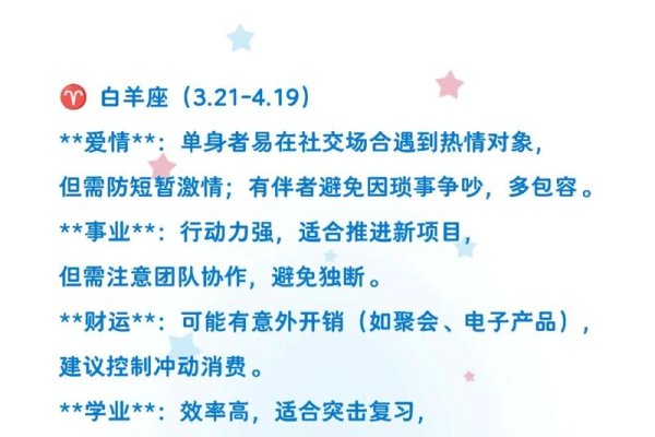 下周运势揭秘，星座运势全解析-方知甜