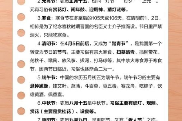 中国传统节日习俗一览,从春节到重阳-方知甜